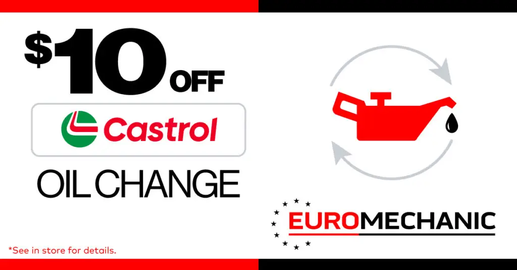 $10 Off Castrol Oil Change