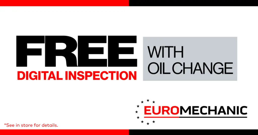 Free Digital Inspection With Oil Change